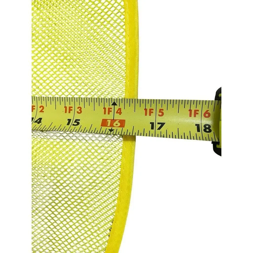 Kids Bath Toy Storage Organizer Mesh Bag Suction Cups No Hooks Yellow